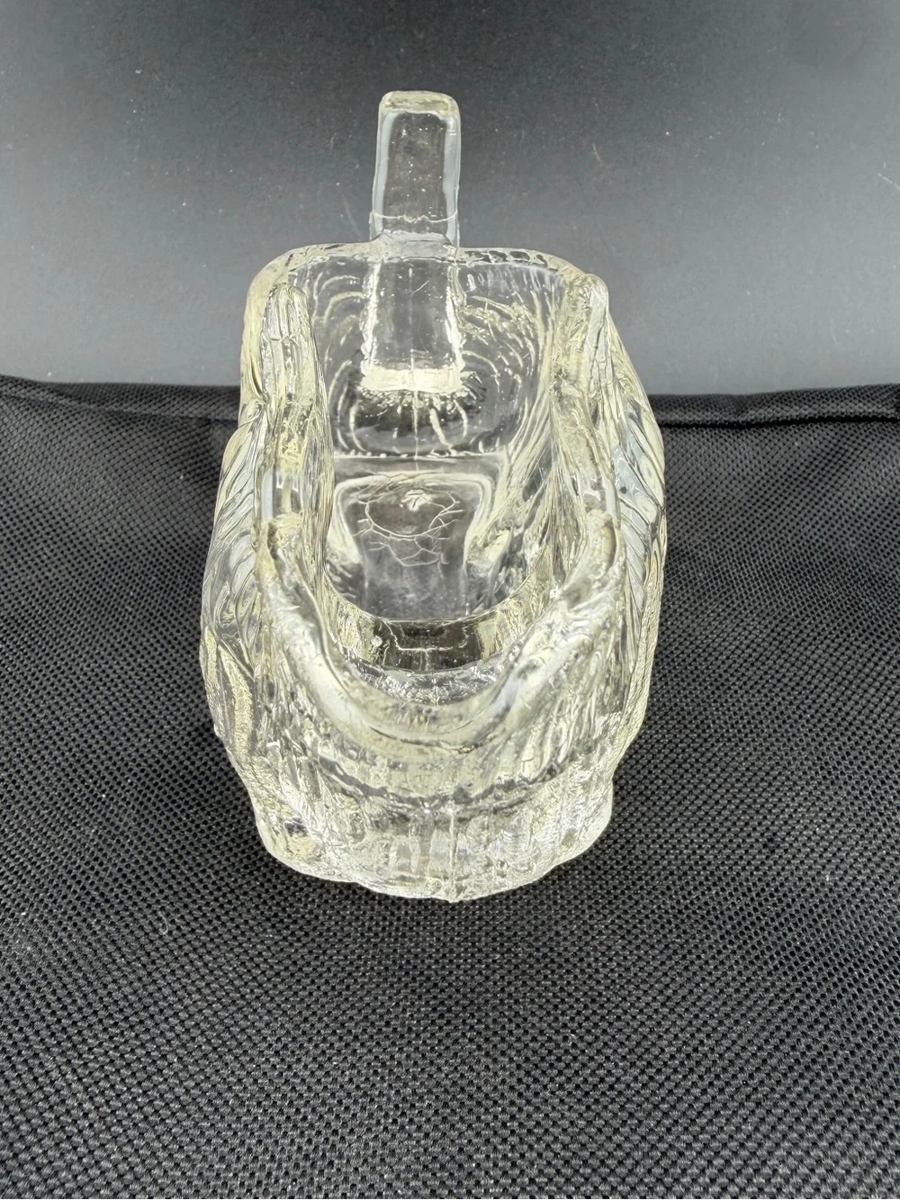 Scottie Dog Glass Creamer 1930's POST Grape Nuts Cereal Promotional L.E. Smith